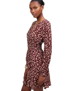 Madewell Anita Dress - Crepe Bordeaux Best