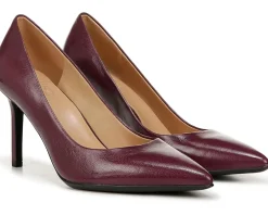 Naturalizer Anna Deep Plum Purple Leather Sale