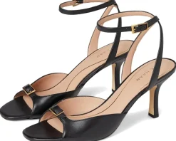 Cole Haan Annalise Buckle Sandals Black Leather