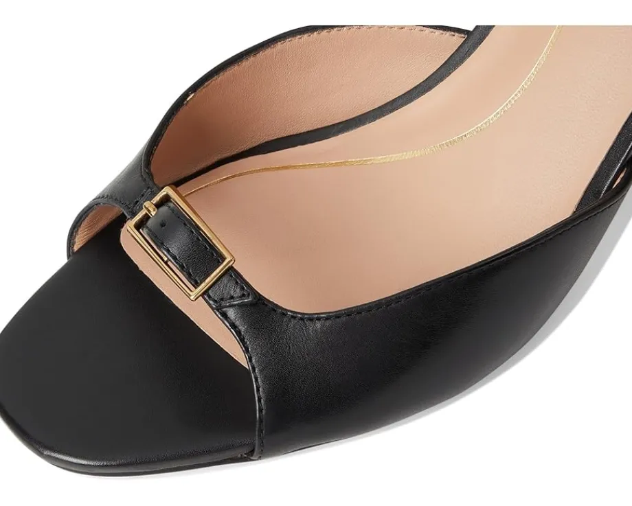 Cole Haan Annalise Buckle Sandals Black Leather