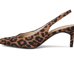LifeStride Annalise Slingback Shoes Brown Multi Leopard Best