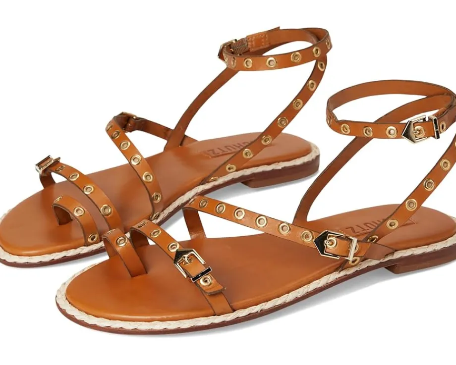 Schutz Annete Flat Cuoio Brown Clearance