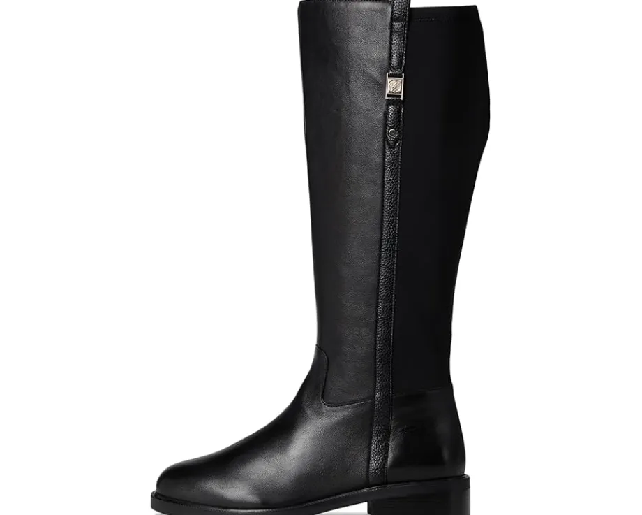 Vince Camuto Annora Knee High Riding Boot Black Outlet