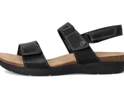 Clarks April Clover Black Combi Leather Discount