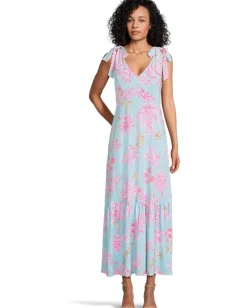 Lilly Pulitzer Aquinnah Maxi Dress Multi Royal Coral Online