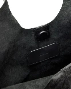 AllSaints Ara Shine East/West Tote Black