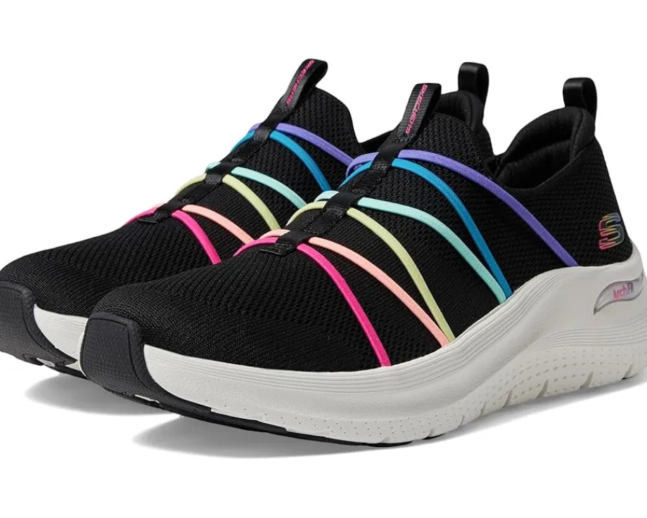 SKECHERS Arch Fit 2.0 Colorful Road Black Multi Clearance