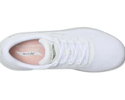 SKECHERS Arch Fit 2.0-Glow The Distance White Silver Hot