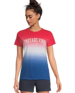 Women Vineyard Vines Arch Logo Short Sleeve Tee