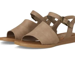 Blowfish Malibu Ardice Strappy Sandals Oak Tan Faux Suede Discount