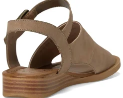 Blowfish Malibu Ardice Strappy Sandals Oak Tan Faux Suede Discount