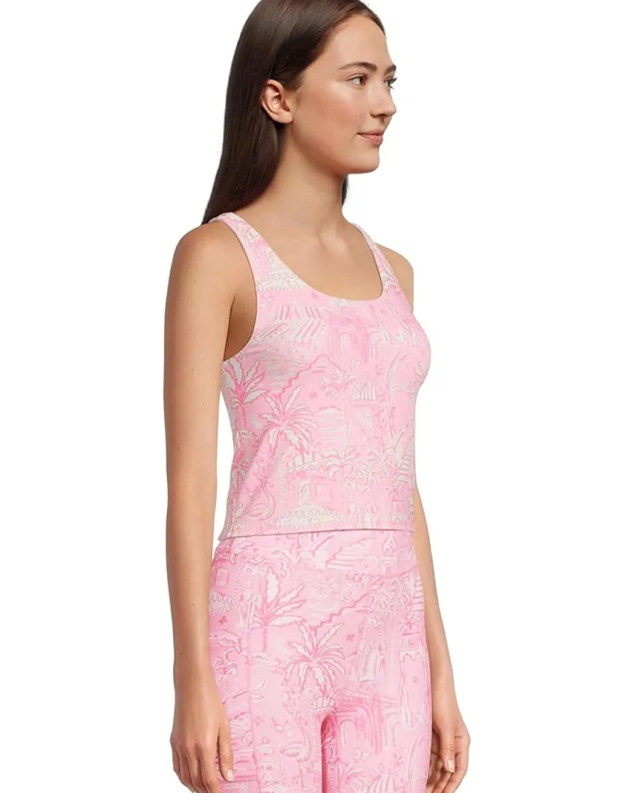 Women Lilly Pulitzer Ari Reversible Active Tan