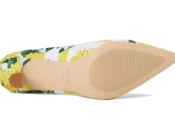 Nine West Ariella 2 Yellow Rose Floral Multi Hot