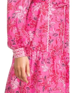 Lilly Pulitzer Arletta Dress Passion Fruit Pink Giraffic Park Outlet
