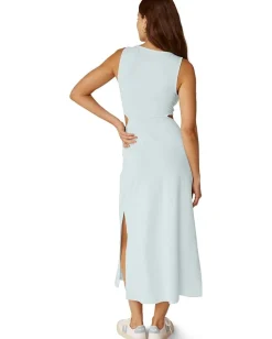 Women Beyond Yoga Around The World Front Twist Dress