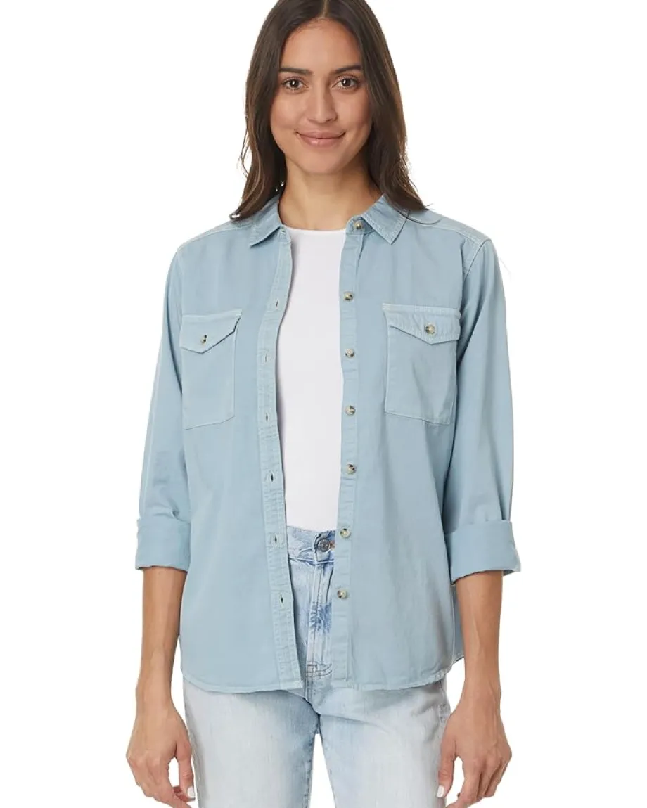 Toad&Co Arroyo Twill Long Sleeve Shirt Skyway Discount