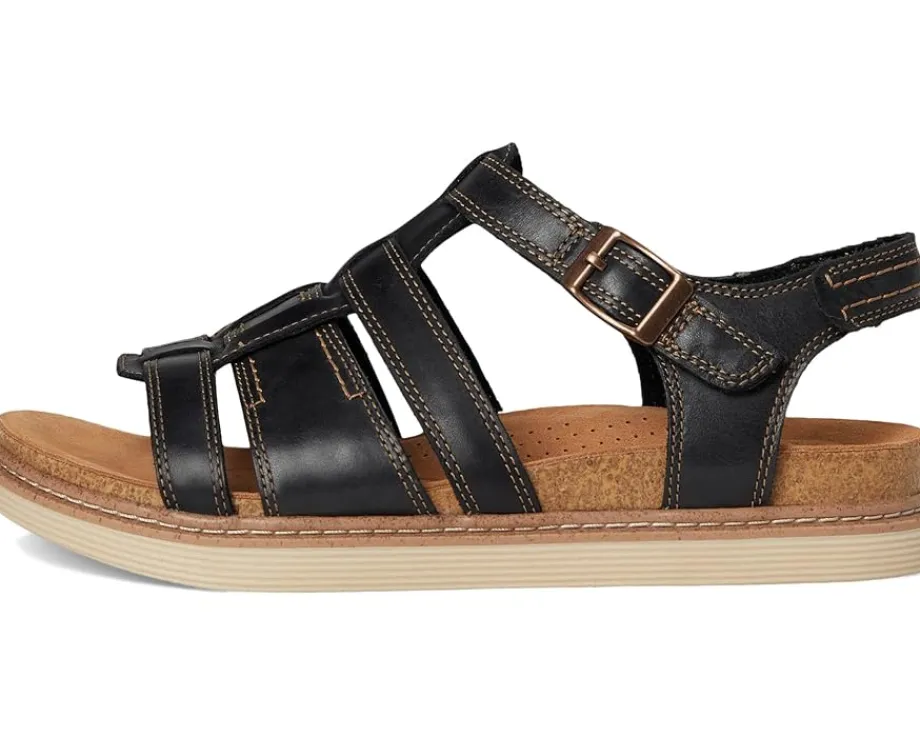 Clarks Arwell Sun Black Leather