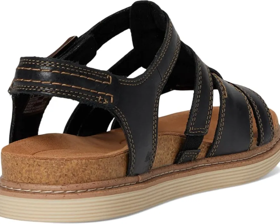 Clarks Arwell Sun Black Leather