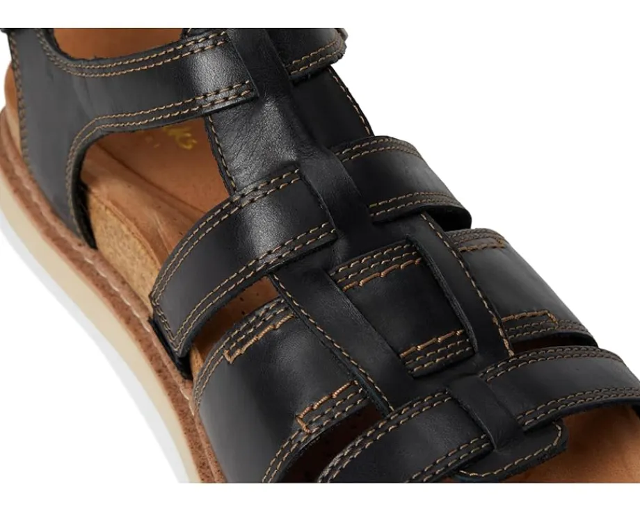 Clarks Arwell Sun Black Leather