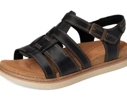 Clarks Arwell Sun Black Leather