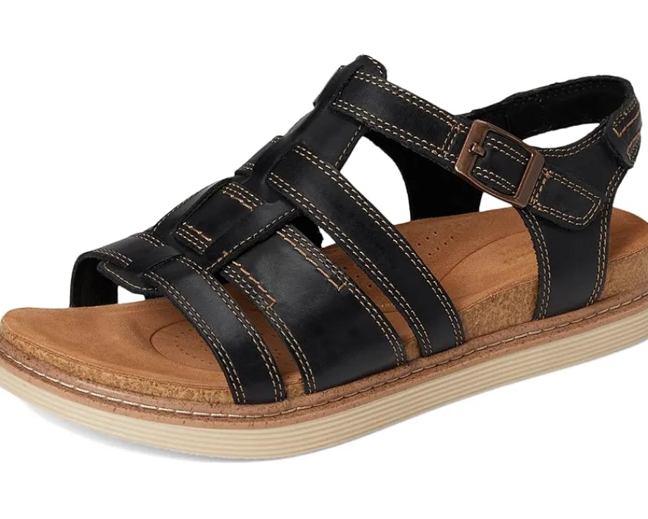 Clarks Arwell Sun Black Leather