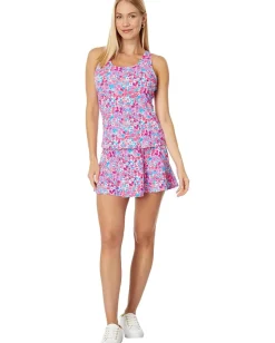 Women Lilly Pulitzer Asana Bra Tank UPF 50+