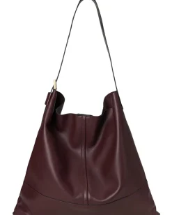 AllSaints Asha Shoulder Bag Dark Red Online