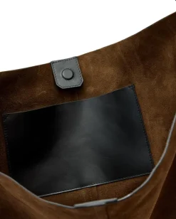 Women AllSaints Asha Suede Shoulder