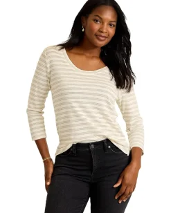 Women Tommy Bahama Ashby Isles Metallic Stripe Tee