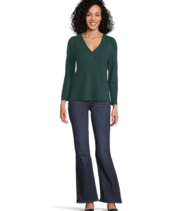 Women Tommy Bahama Ashby Isles Placket Puff Sleeve Top