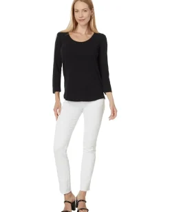 Tommy Bahama Ashby Isles Rib 3/4 Sleeve Scoop Black Online
