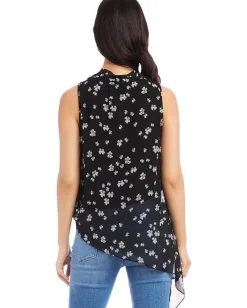 Karen Kane Asymmetric Hem Top Print Sale