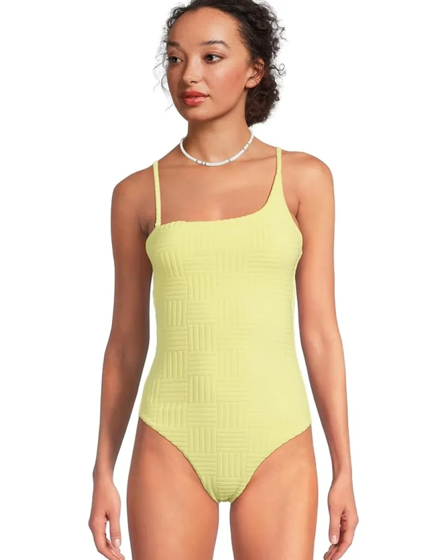 Beach Riot Athena One-Piece Citrine Crush Outlet