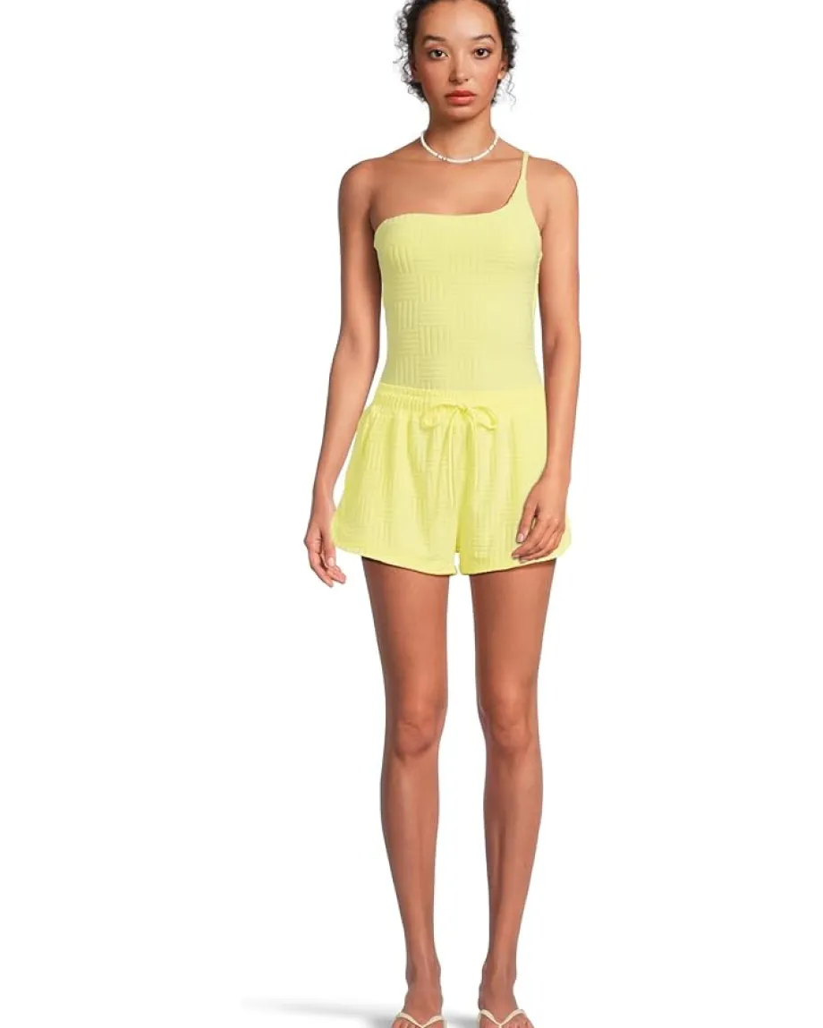Beach Riot Athena One-Piece Citrine Crush Outlet