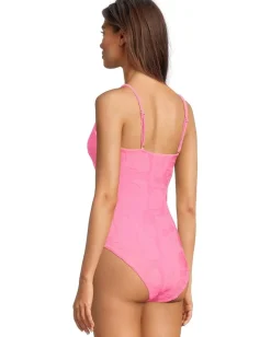 Beach Riot Athena One-Piece Strawberry Stand Terry Discount