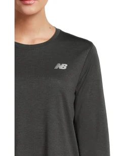 New Balance Athletics Long Sleeve Black Heather