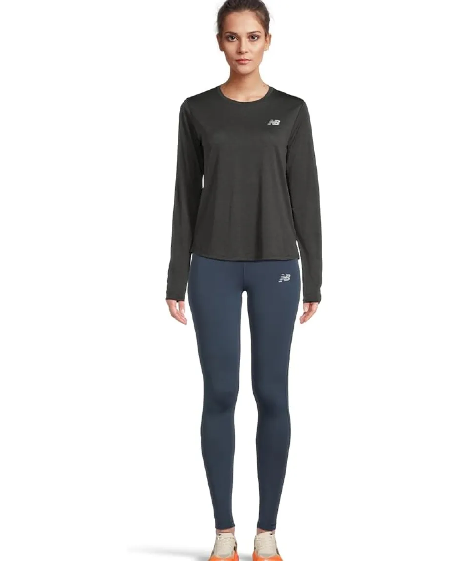 New Balance Athletics Long Sleeve Black Heather