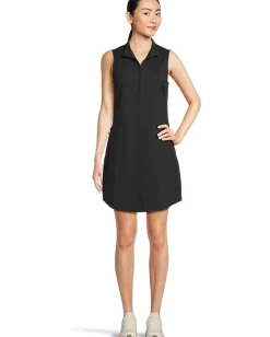 Tommy Bahama Aubrey Zip Mock Dress Black