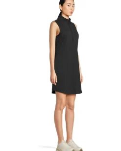 Tommy Bahama Aubrey Zip Mock Dress Black