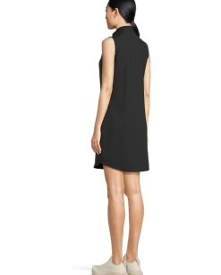Tommy Bahama Aubrey Zip Mock Dress Black