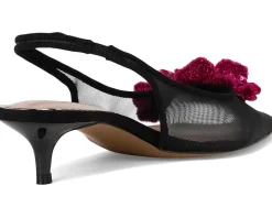 Blue by Betsey Johnson Aurorra Black Mesh Best