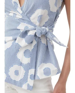 Trina Turk Avant Top Cobalt Cove/Whitewash Best