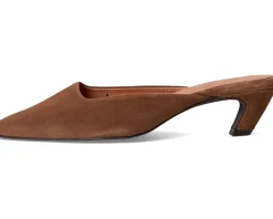 Free People Avenue Heels Cognac Suede