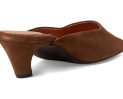 Free People Avenue Heels Cognac Suede