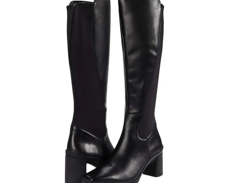 Naturalizer Axel Weatherproof Knee High Boots Black Leather/Neoprene