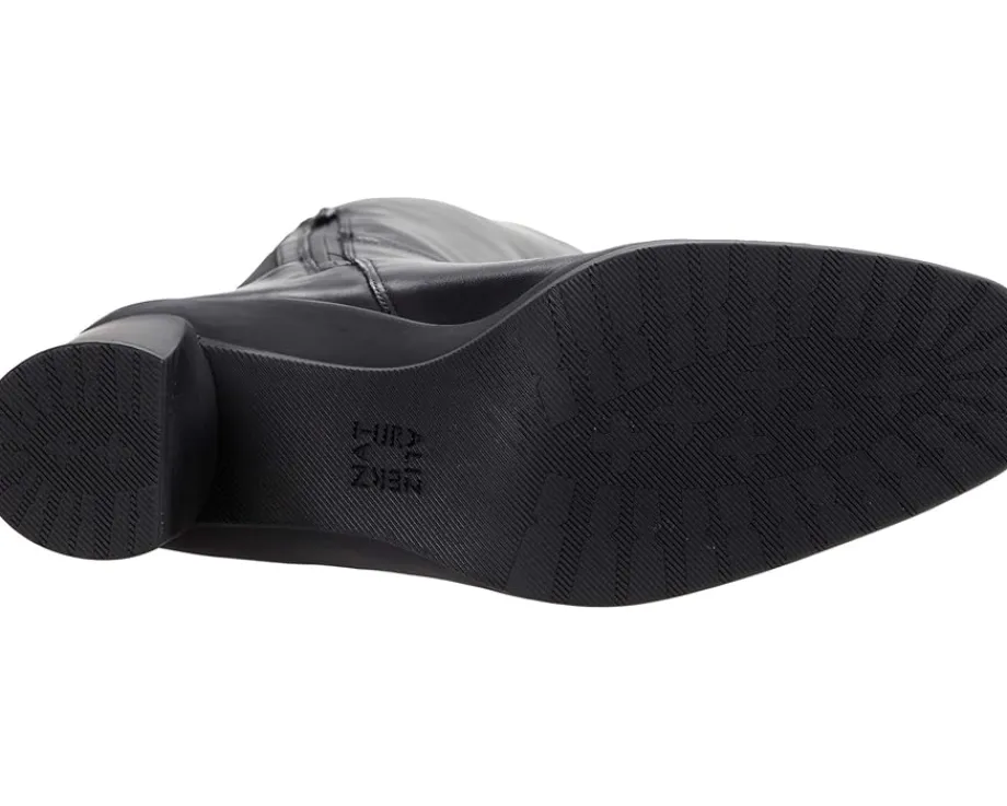 Naturalizer Axel Weatherproof Knee High Boots Black Leather/Neoprene