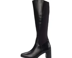 Naturalizer Axel Weatherproof Knee High Boots Black Leather/Neoprene