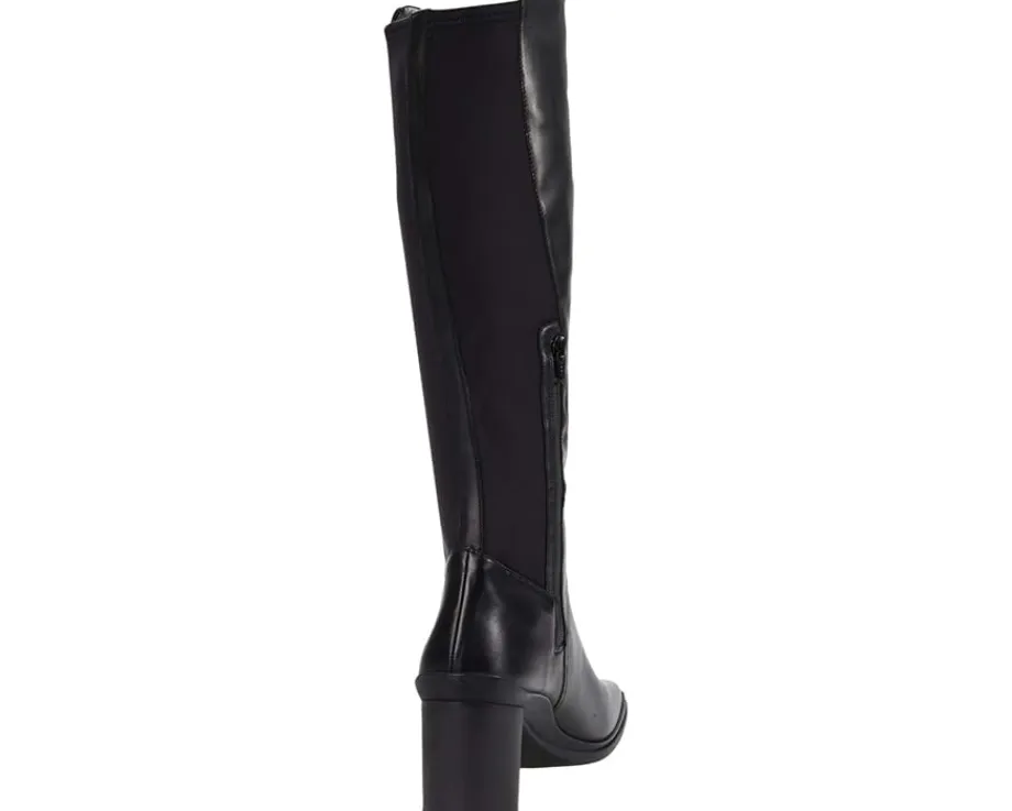 Naturalizer Axel Weatherproof Knee High Boots Black Leather/Neoprene