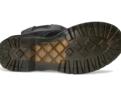 Dr. Martens 1B99 Front Zip Leather Mid Calf Boots Black Online