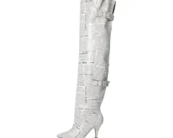 Steve Madden Baddie White/Black New